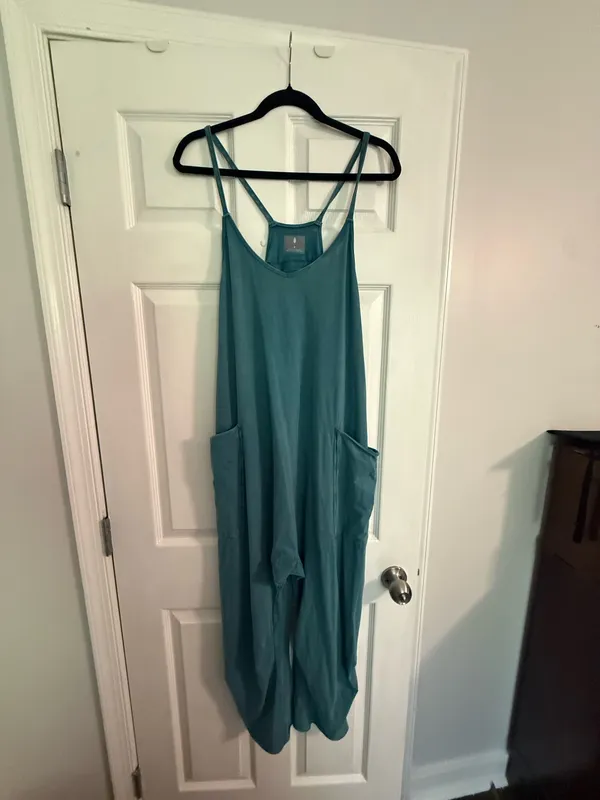 Free People Women's Hot Shot Onesie, Hydro, Blue, M - Image 8