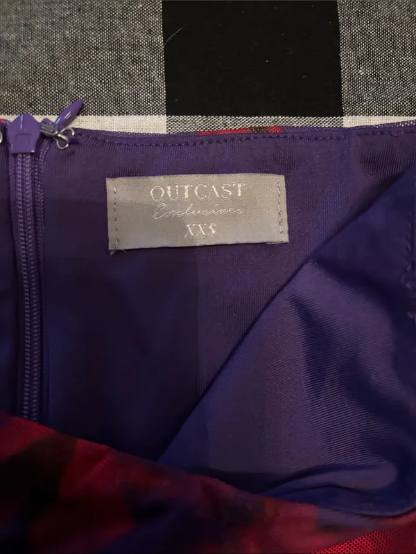 Outcast xxs floral lace up side skirt - Image 3