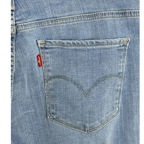 Levi's 311 Shaping Skinny Sz 34 Medium Wash Blue Stretch Denim Jeans Classic - Image 5