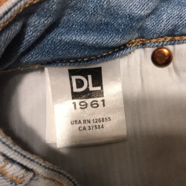 DL1961 Georgia light wash denim mini skirt size small‎ Y2K cute preppy retro - Image 6