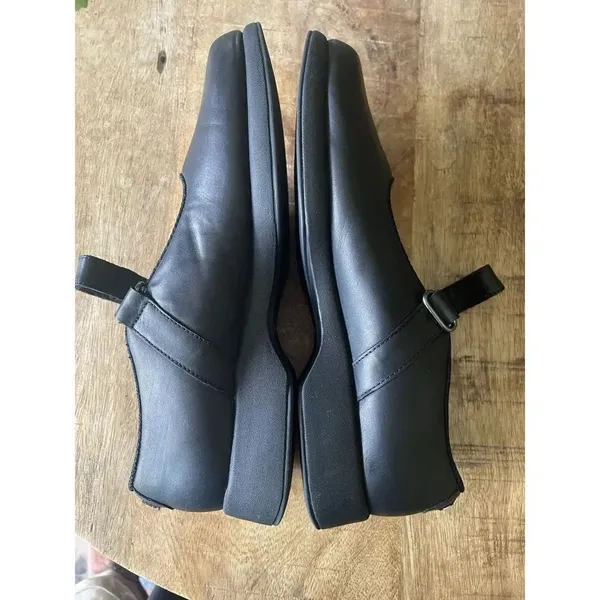 Tommy Hilfiger Black Leather Mary Jane Flats Women’s US 8.5M - Image 9