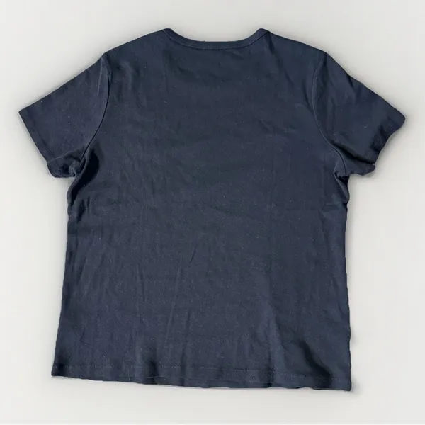 Pendleton Top Womens Medium Tee Shirt Black Cotton Short Sleeve‎ Pullover Boxy - Image 5