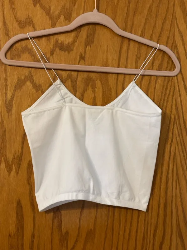 Intimately by Free People White Brami Seamless Cami - NWOT - Size M/L - Image 3