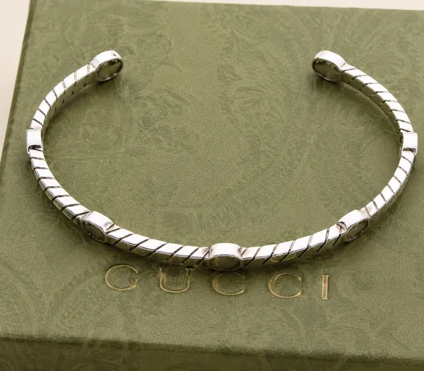 Gucci sterling silver cuff bracelet  - Image 3