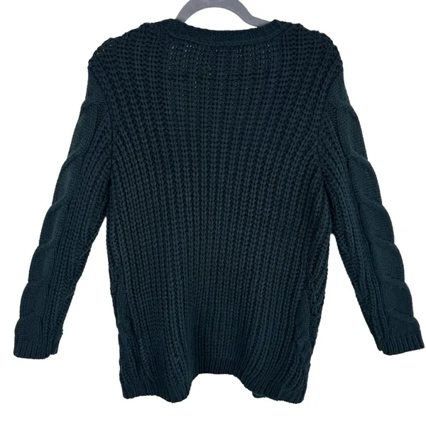Harper Heritage Green Open Cardigan Sweater‎ Small - Image 2