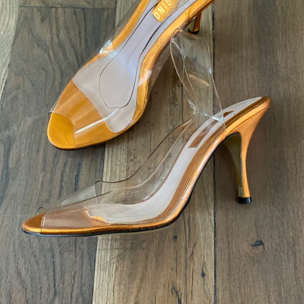 Clear Transparent Heel Shoe Size 6 - Image 9