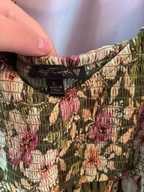 City Triangles Floral Puff Sleeve Dress - Image 2