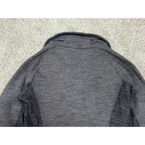 Lululemon Radiant Jacket II Heathered Core Dark Gray Full Zip Size 4 - Image 7