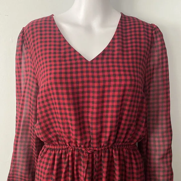 Red and Black Maurice’s Dress - Image 3