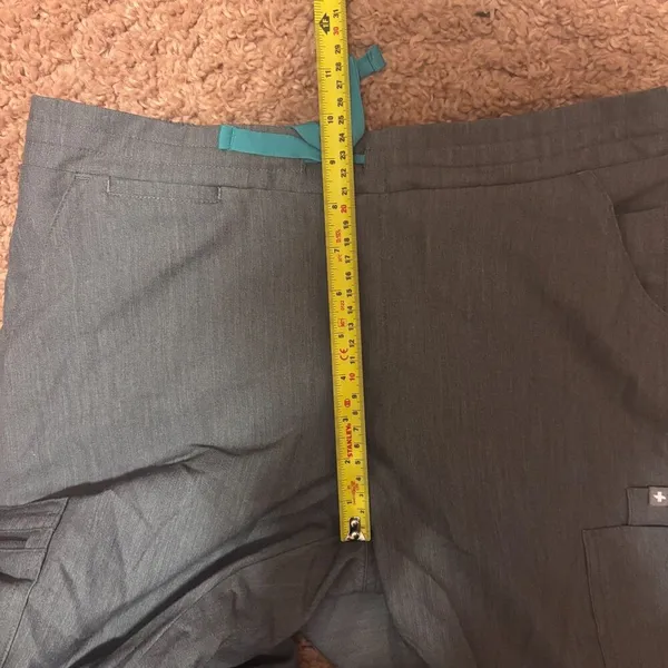 Figs Yola Skinny Scrub Pants Womens Small Nursing Medical Uniform Graphite Gray - Image 12