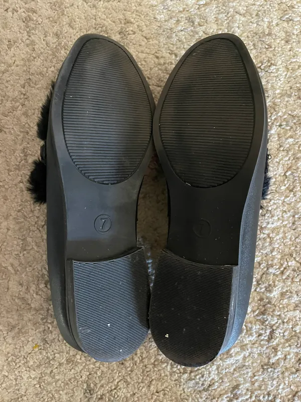 A New Day Black Leather Loafers - Image 4
