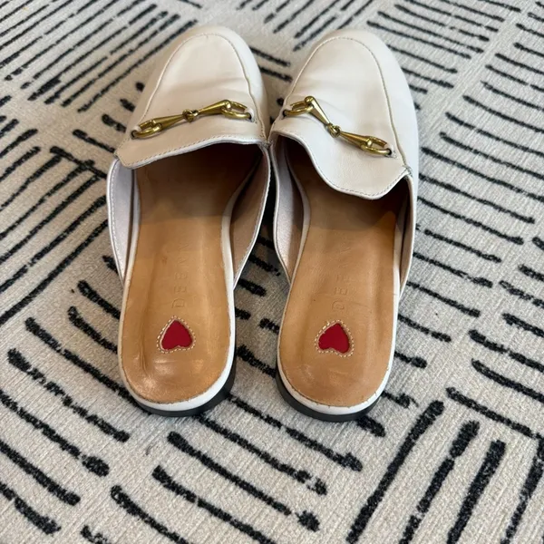 Deenni Cream Horsebit Loafer Mule Slip On Shoes Women’s 7 - Image 5