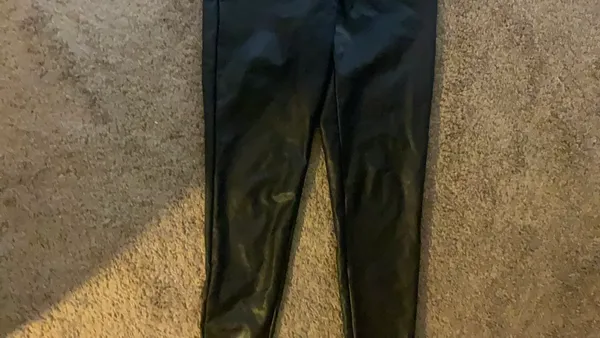 Faux Leather pants Black - Image 2