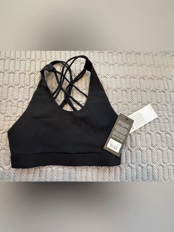 Glyder Black Scoop Neck Sports Bralette - Image 4