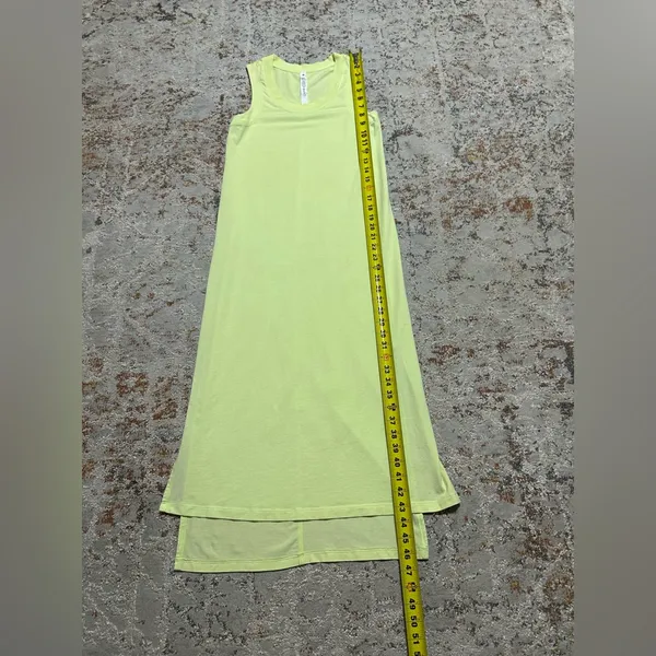 Lululemon All Yours Tank Maxi Dress Crispin neon green size 2 - Image 5