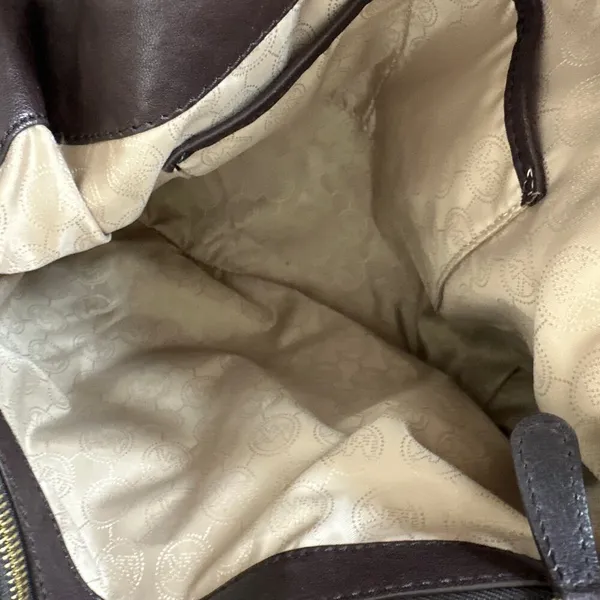 MICHAEL KORS Brown Matilda Shoulder Tote - Image 7