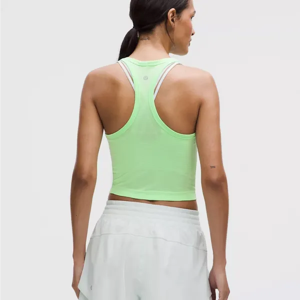 NWT LULULEMON - Citra Lime Swiftly Tech Crop Racerback Tank 2.0 - $58 - Size 14 - Image 3