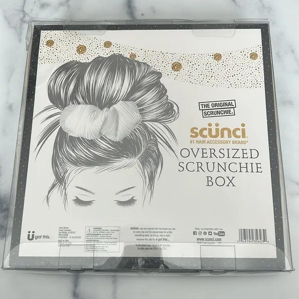 SCÜNCI The Original Scrunchie Oversized Scrunchie Box in Gift Box Jumbo NWT - Image 2