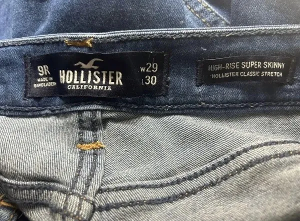 Hollister High-Rise Super Skinny Jeans 9R W29 L30 - Image 3