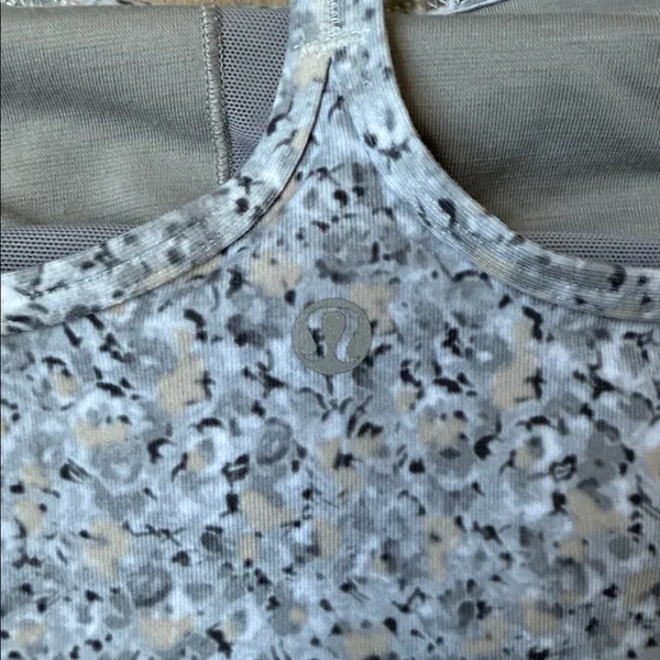 Lululemon Power Y Tank Luon Petite Fleur Silver Spoon - Image 5