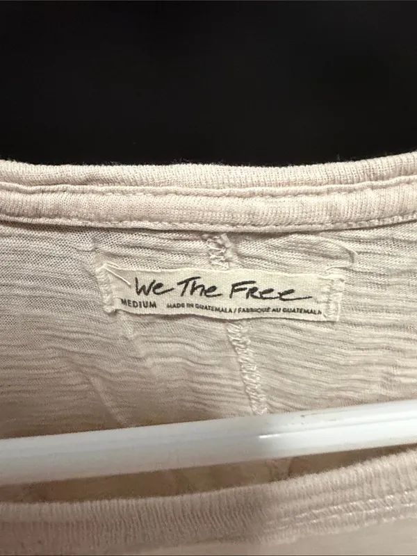 We The Free Cream Relaxed Tee - Image 2