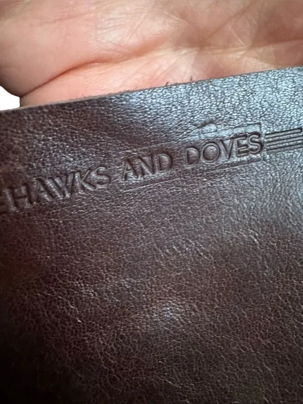 Hawks and Doves SHORT BROWN PORTER Leather Tote in Dark Brown - Image 9