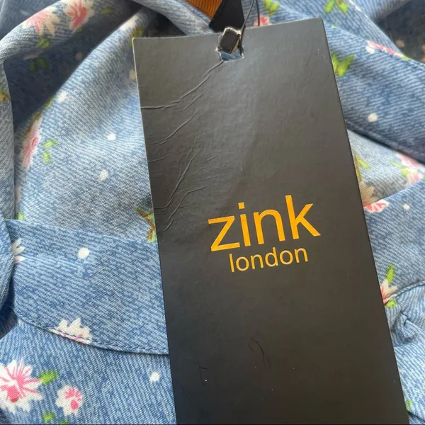 Zink London floral ruffle trim blouse - Image 10