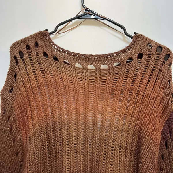 Arizona Jean‎ Co. Women’s Knit Sweater Size M Brown Ombre Bell Sleeve NWT - Image 7