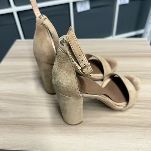Sam Edelman Odila Elegant Tan Women's Chunky Block Heel Strappy Sandals - Image 8