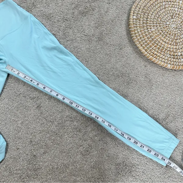 Lululemon Women’s Align High-Rise Pant Legging 25" Yoga in Cyan Blue Size 4 - Image 14