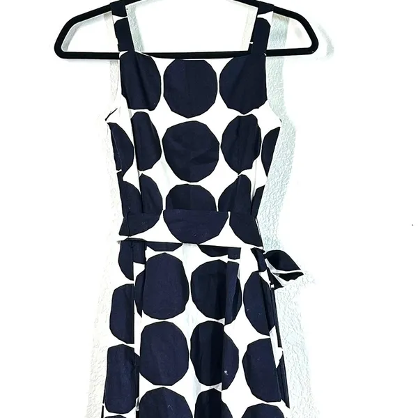 0 XS DRESS Kivet stones polka dot Mod Tank Sleeveless Sundress MERIMEKKO - Image 7