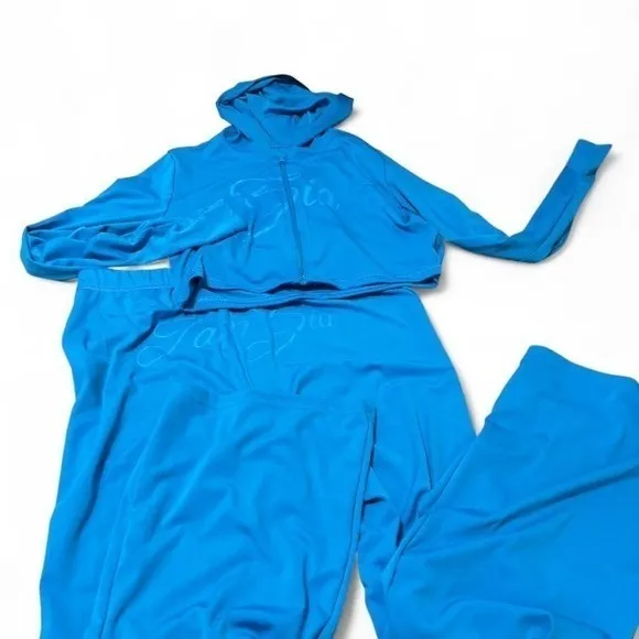 blue tracksuit set‎ Size XL - Image 4
