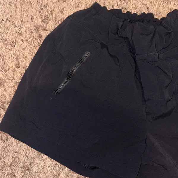 Athleta Midnight Black Active Shorts size 4 - Image 4