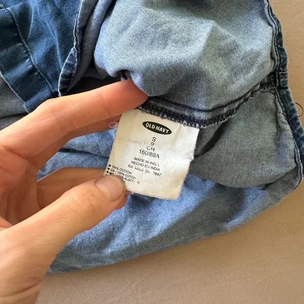 Old Navy Denim Button Up Shirt - Image 8