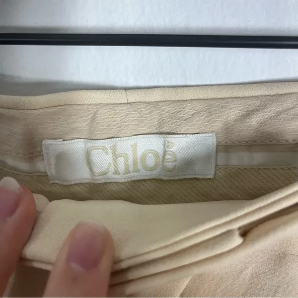 Chloé Summer Beige Trouser Cream - Image 5