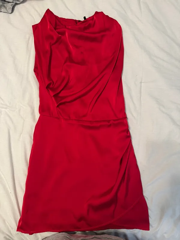 Boutique Red Dress - Image 2