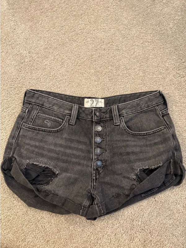 Free People Denim Shorts - Image 2