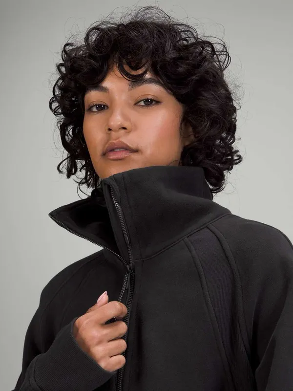 Lululemon Scuba Oversized Funnel Neck Hoodie Black M/L Medium Large - Image 2