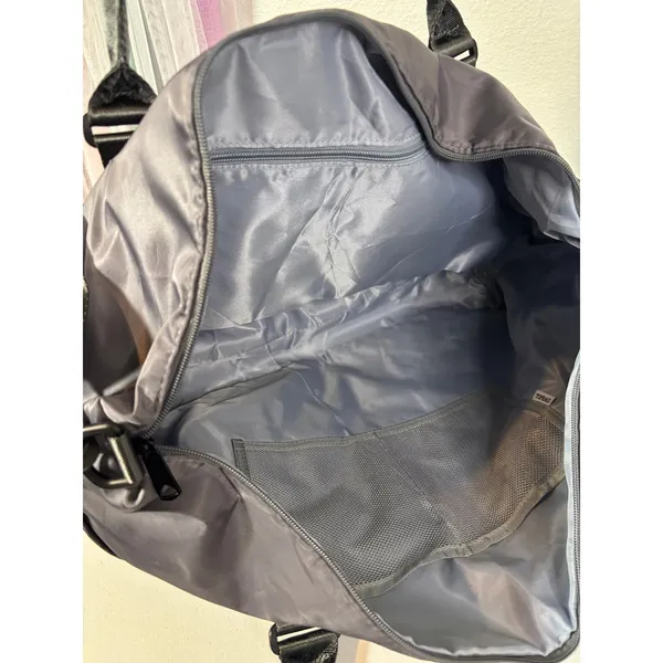 TOPBAG Travel Weekend Duffle Bag Gym Sports Gray Zipper Tote Carry-On - Image 3