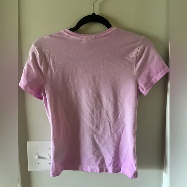 Good American Medium Washed Purple Tee Shirt - Image 5