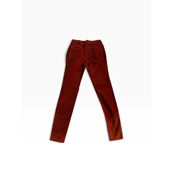 NWT Free People Corduroy Pants 24 Fired Chestnut Burnt Orange Boho Slim Straight - Image 2