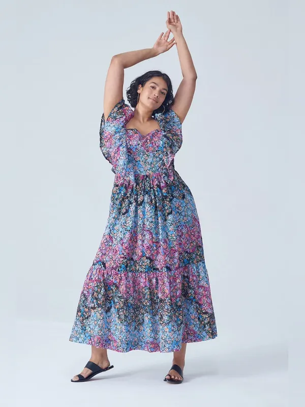 ANTHROPOLOGIE Clementina Eyelet Maxi Dress - Image 3