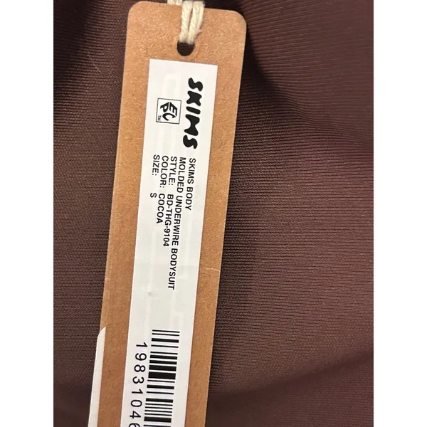 Skims Molded Underwire thong Bodysuit - size Small - Cocoa Brown NWT - Image 5
