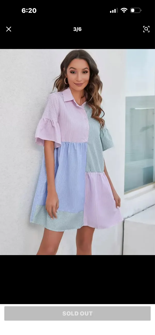 Button Down Shein Dress - Image 2
