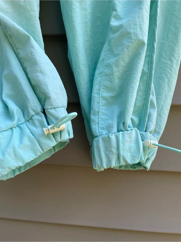 Zenana Womens Mint Green Elastic Waist Cargo Jogger Pants - Image 5