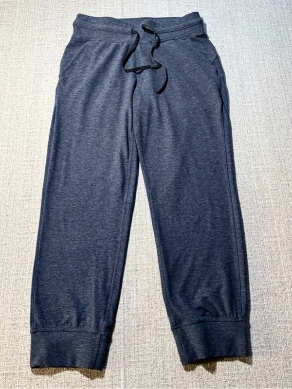 💥Lululemon Ready to Rulu Crop Joggers Heathered Navy Black Size 6💛 - Image 13