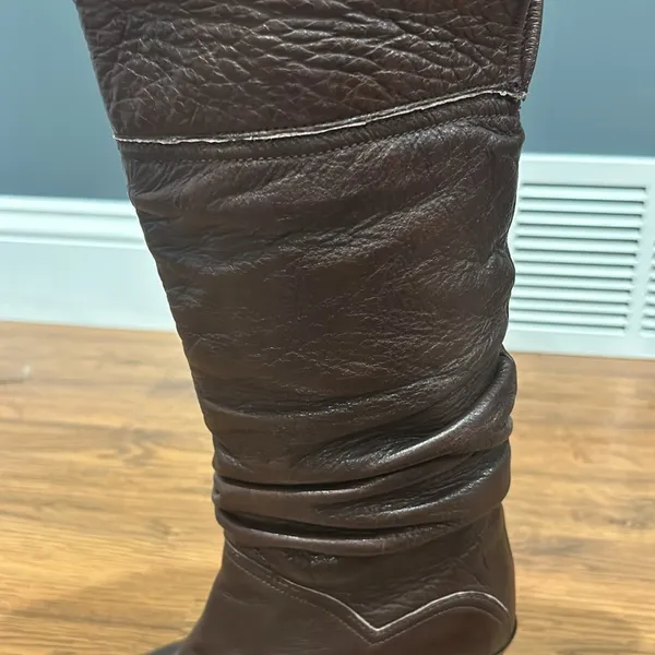 Frye Dorado Boots Womens 6 Brown Leather Slouchy 77580 - Image 3