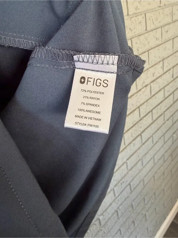 Figs Casma Scrub Top Dark Harbor Blue Size XL - Image 6