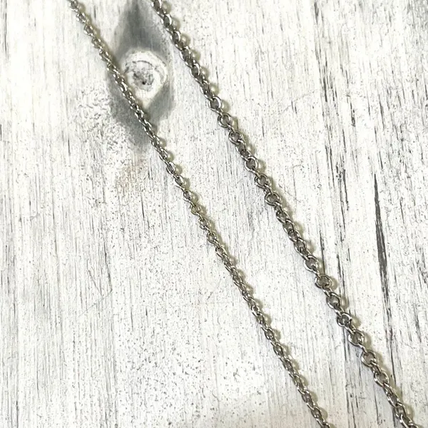 Loft two tier silver tone rhinestone necklace - Image 6