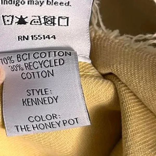 Boyish “The Kennedy” Denim Mini Dress in Honey Pot – Retro Western It-Girl XS - Image 8